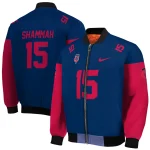 personalized minnesota twins team patch navy bomber jacket best selling