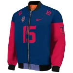 personalized minnesota twins team patch navy bomber jacket best selling