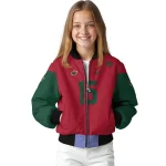 personalized minnesota wild team patch red bomber jacket best selling