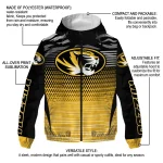 personalized missouri tigers pattern layers black windbreaker jacket best selling