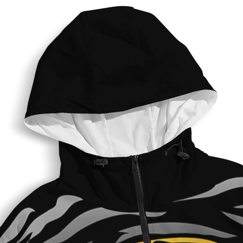 personalized missouri tigers pattern layers black windbreaker jacket premium grade personalized missouri tigers pattern layers black windbreaker jacket premium grade