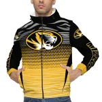 personalized missouri tigers pattern layers black windbreaker jacket best selling