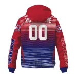personalized montreal canadiens pattern layers red windbreaker jacket best selling