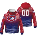 personalized montreal canadiens pattern layers red windbreaker jacket best selling