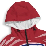 personalized montreal canadiens pattern layers red windbreaker jacket best selling