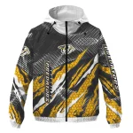 personalized nashville predators claw mesh gold gray windbreaker jacket best selling