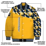 personalized nashville predators flag scratch effect gold varsity jacket best selling