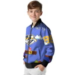 personalized nashville predators mario blocks blue black bomber jacket best selling