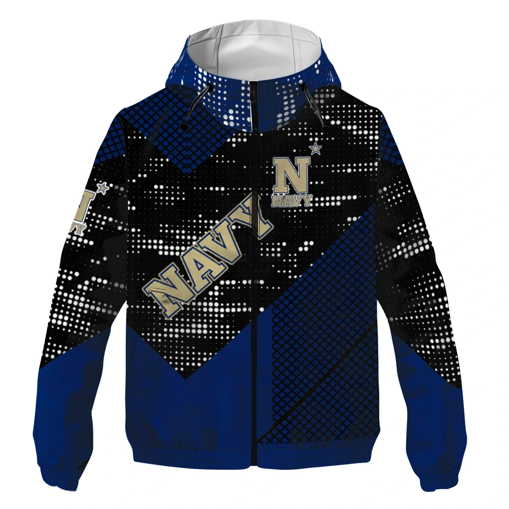 personalized navy midshipmen arrow matrix blue black windbreaker jacket best selling personalized navy midshipmen arrow matrix blue black windbreaker jacket best selling