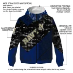 personalized navy midshipmen arrow matrix blue black windbreaker jacket best selling