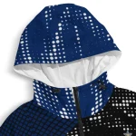 personalized navy midshipmen arrow matrix blue black windbreaker jacket best selling