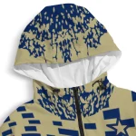 personalized navy midshipmen brick motion blue black windbreaker jacket best selling