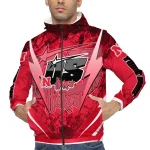 personalized nebraska cornhuskers us rock star red windbreaker jacket best selling