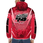 personalized nebraska cornhuskers us rock star red windbreaker jacket best selling