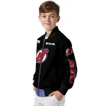 personalized new jersey devils american flag skull black bomber jacket best selling