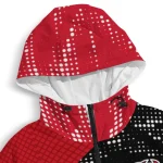 personalized new jersey devils arrow matrix red black windbreaker jacket best selling
