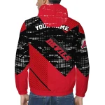 personalized new jersey devils arrow matrix red black windbreaker jacket best selling