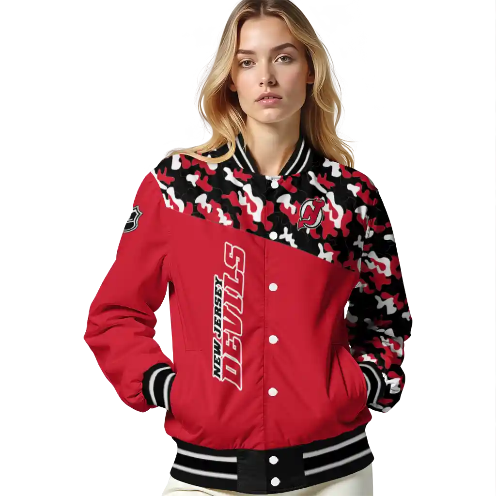 personalized new jersey devils flag scratch effect red varsity jacket latest model personalized new jersey devils flag scratch effect red varsity jacket latest model