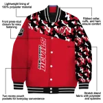 personalized new jersey devils flag scratch effect red varsity jacket best selling