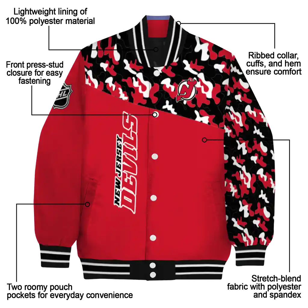 personalized new jersey devils flag scratch effect red varsity jacket new arrival personalized new jersey devils flag scratch effect red varsity jacket new arrival