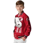 personalized new jersey devils snoopy head red varsity jacket best selling