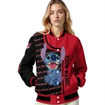 personalized new jersey devils stitch laughing red varsity jacket best selling