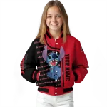 personalized new jersey devils stitch laughing red varsity jacket best selling