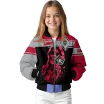 personalized new mexico lobos reaper hands red black bomber jacket best selling