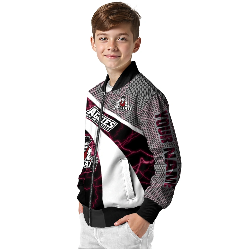 personalized new mexico state aggies electric flash crimson bomber jacket trendy personalized new mexico state aggies electric flash crimson bomber jacket trendy