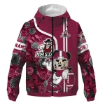 personalized new mexico state aggies football micky mouse crimson windbreaker jacket best selling