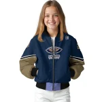 personalized new orleans pelicans chevron style navy bomber jacket best selling