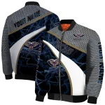 personalized new orleans pelicans electric flash navy bomber jacket best selling