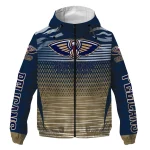 personalized new orleans pelicans pattern layers navy windbreaker jacket best selling