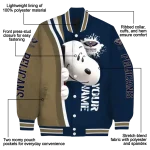 personalized new orleans pelicans snoopy head navy varsity jacket best selling