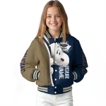 personalized new orleans pelicans snoopy head navy varsity jacket best selling