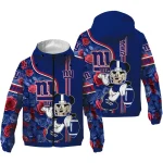 personalized new york giants football micky mouse blue windbreaker jacket best selling