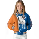 personalized new york islanders snoopy head blue varsity jacket best selling