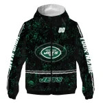 personalized new york jets shards cluster green windbreaker jacket best selling