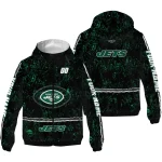 personalized new york jets shards cluster green windbreaker jacket best selling