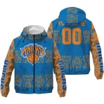 personalized new york knicks cat eyes blue windbreaker jacket best selling