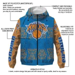 personalized new york knicks cat eyes blue windbreaker jacket best selling