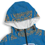 personalized new york knicks cat eyes blue windbreaker jacket best selling