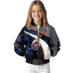 personalized new york mets electric flash blue bomber jacket best selling