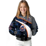 personalized new york mets electric flash blue varsity jacket best selling