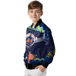 personalized new york mets spongebob playtime blue bomber jacket best selling