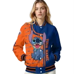 personalized new york mets stitch laughing blue varsity jacket best selling