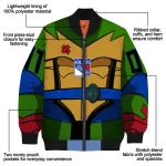 personalized new york rangers turtle armor bomber jacket best selling
