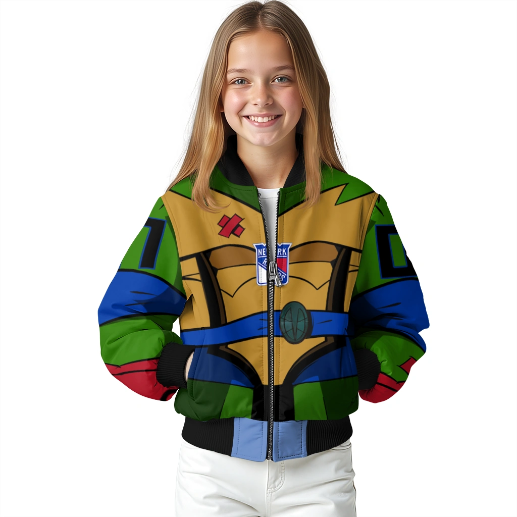 personalized new york rangers turtle armor bomber jacket top rated personalized new york rangers turtle armor bomber jacket top rated