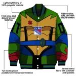 personalized new york rangers turtle armor varsity jacket best selling