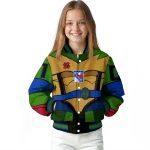 personalized new york rangers turtle armor varsity jacket best selling